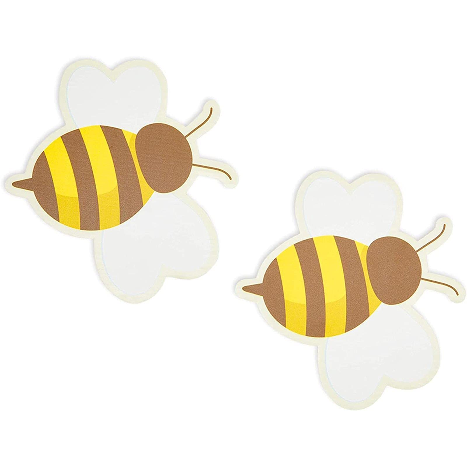 Sparkle and Bash Bee Baby Shower Decorations - 7-Piece Gender Reveal Party Yard Signs with Stakes for Outdoor Garden, Backyard Celebrations and Gender Announcement Events