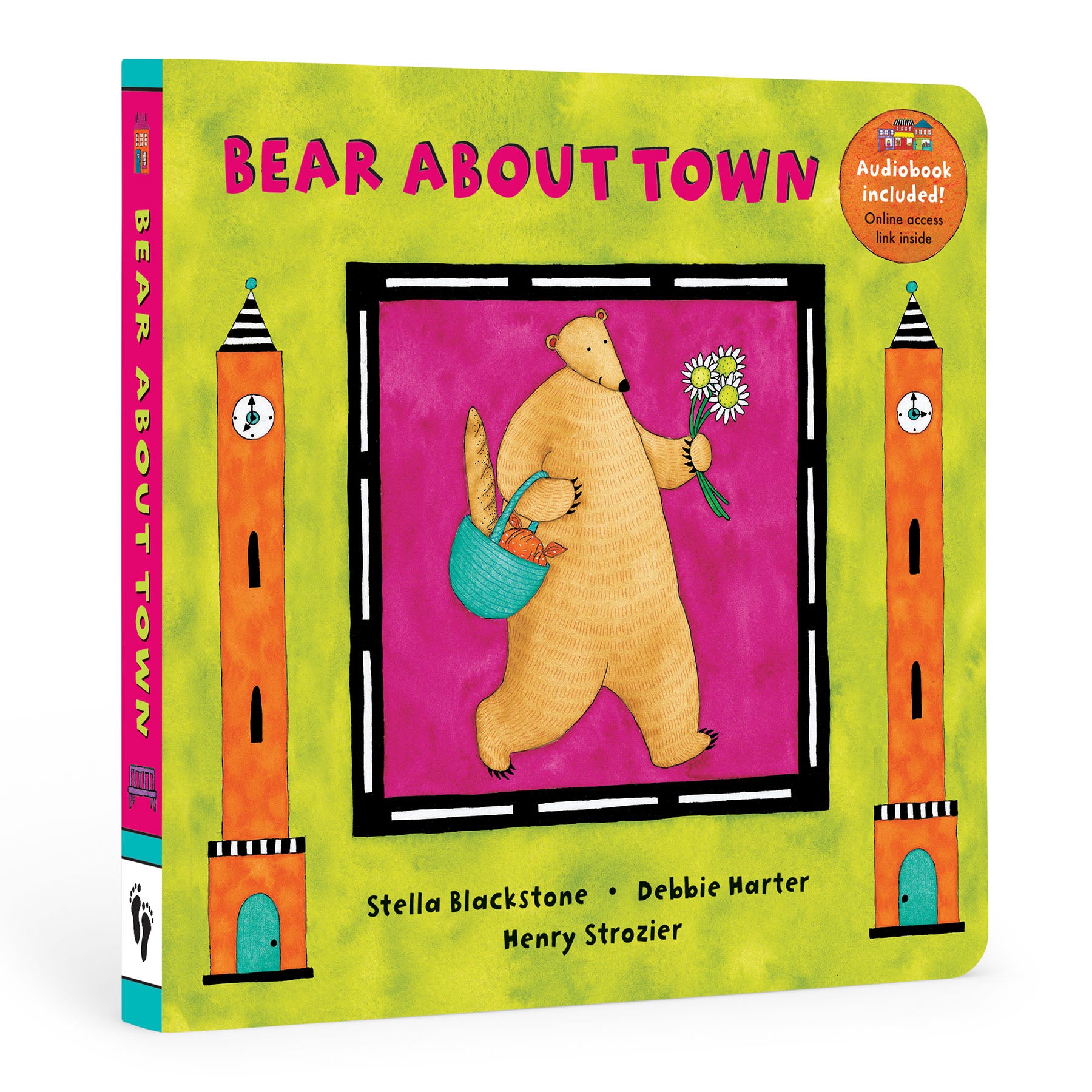 Barefoot Books PreK Bear Series Board Book Bundle - Set of 4 Educational Toddler Books for Early Learning | Perfect for Storytime, Preschool Reading & Gift Giving