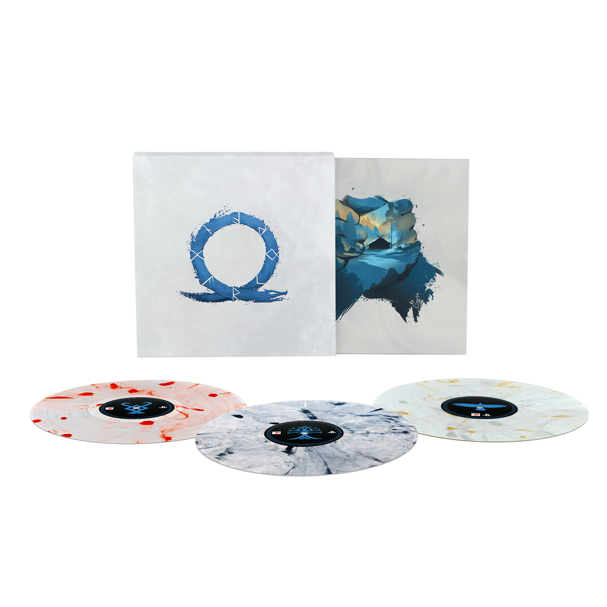 God of War Ragnarok Original Soundtrack 3XLP Vinyl Record with Slipcase - Epic Norse Video Game Music for Collectors & Gaming Enthusiasts - Perfect for Home Listening, Gaming Sessions & Gift Giving