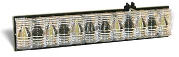 6 LED Corner Light Fixture with Diffuser - Clear Modern Lighting for Home, Office, and Retail Spaces