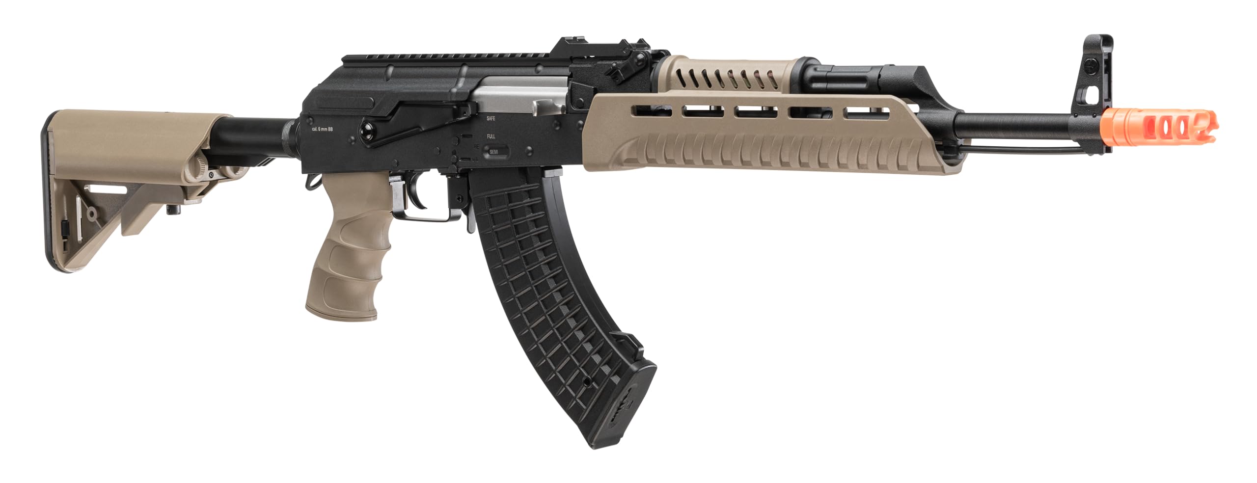 Elite Force AKX AEG Automatic 6mm BB Rifle Airsoft Gun with Built-in EyeTrace LED Tracer Unit - Perfect for Tactical Training, Airsoft Battles & Outdoor Shooting Games