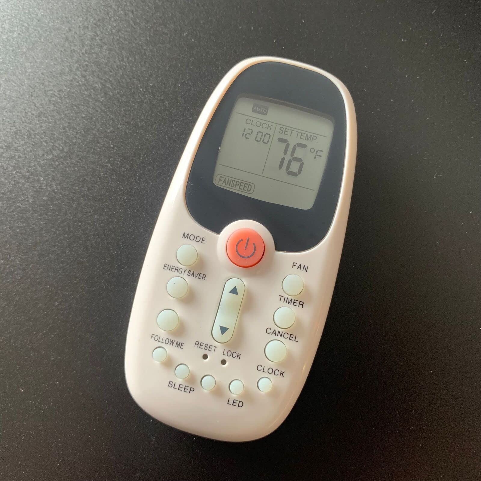 Universal Replacement Remote Control for AC/TV/Audio - Compatible with King WPPH06CR5_R, WPPH08CR8N, AKPH12CR61 Air Conditioners - Perfect for Home, Office & Hotel Use