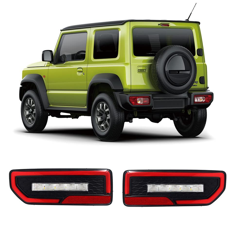 Suzuki Jimny 2019-2020 LED Brake Lights - DRL, Turn Signals & Reverse Lights for Enhanced Night Driving Safety | Perfect for Off-Road Adventures & Urban Commuting