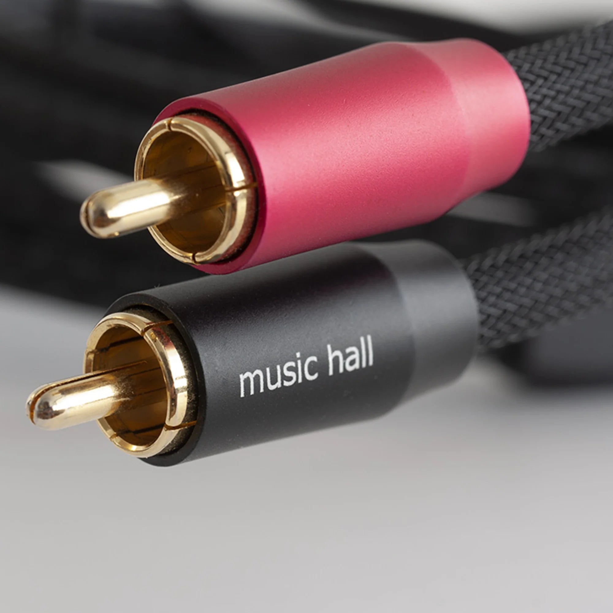 High-Quality Music Hall Connect RCA Interconnect Cables - Premium Audio Cables for Turntables, CD Players & Home Theater Systems - Perfect for Audiophiles & Music Enthusiasts