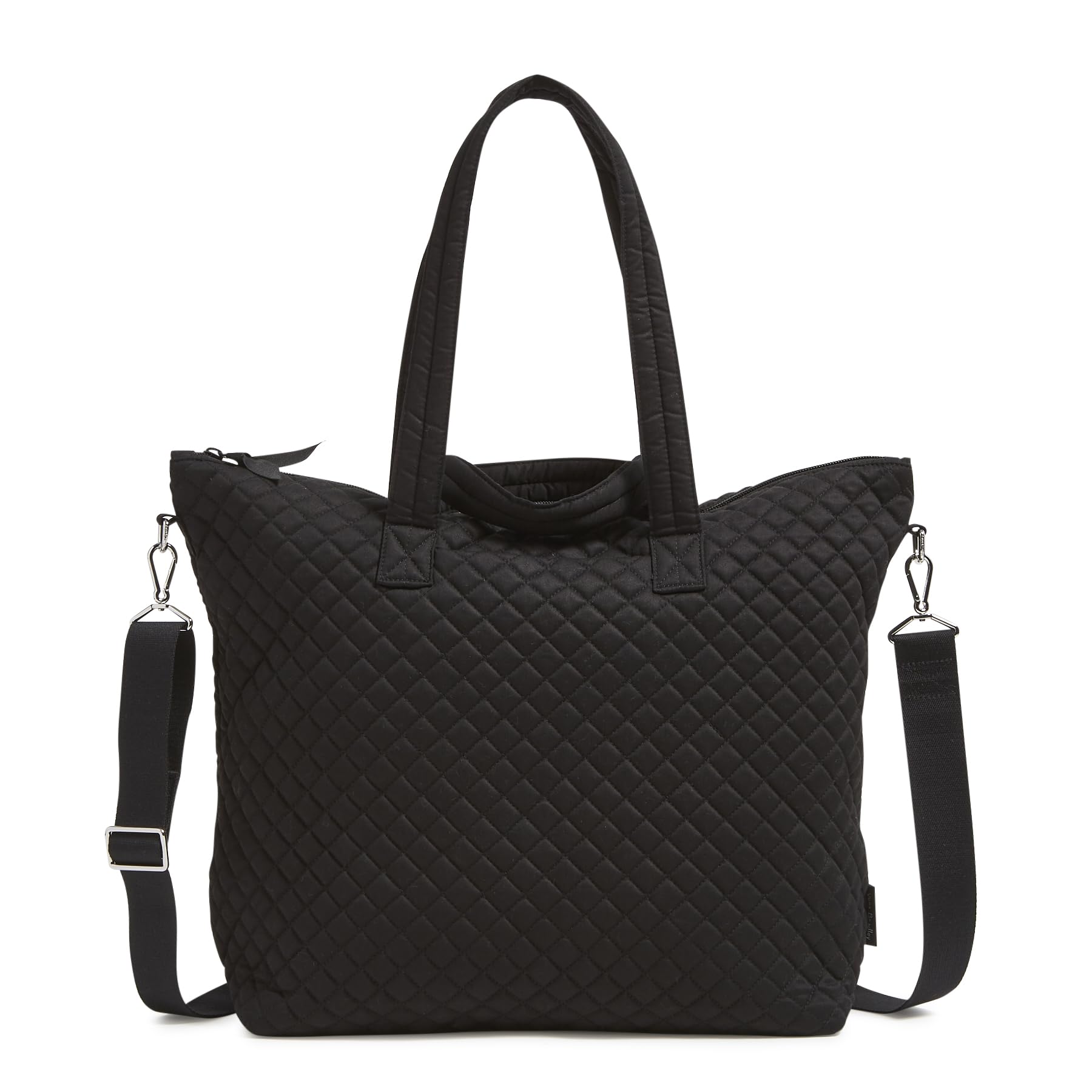 Vera Bradley Women's Cotton Slouchy Tote Bag - Stylish & Spacious Handbag for Work, Travel & Everyday Use | Lightweight & Durable Shoulder Bag