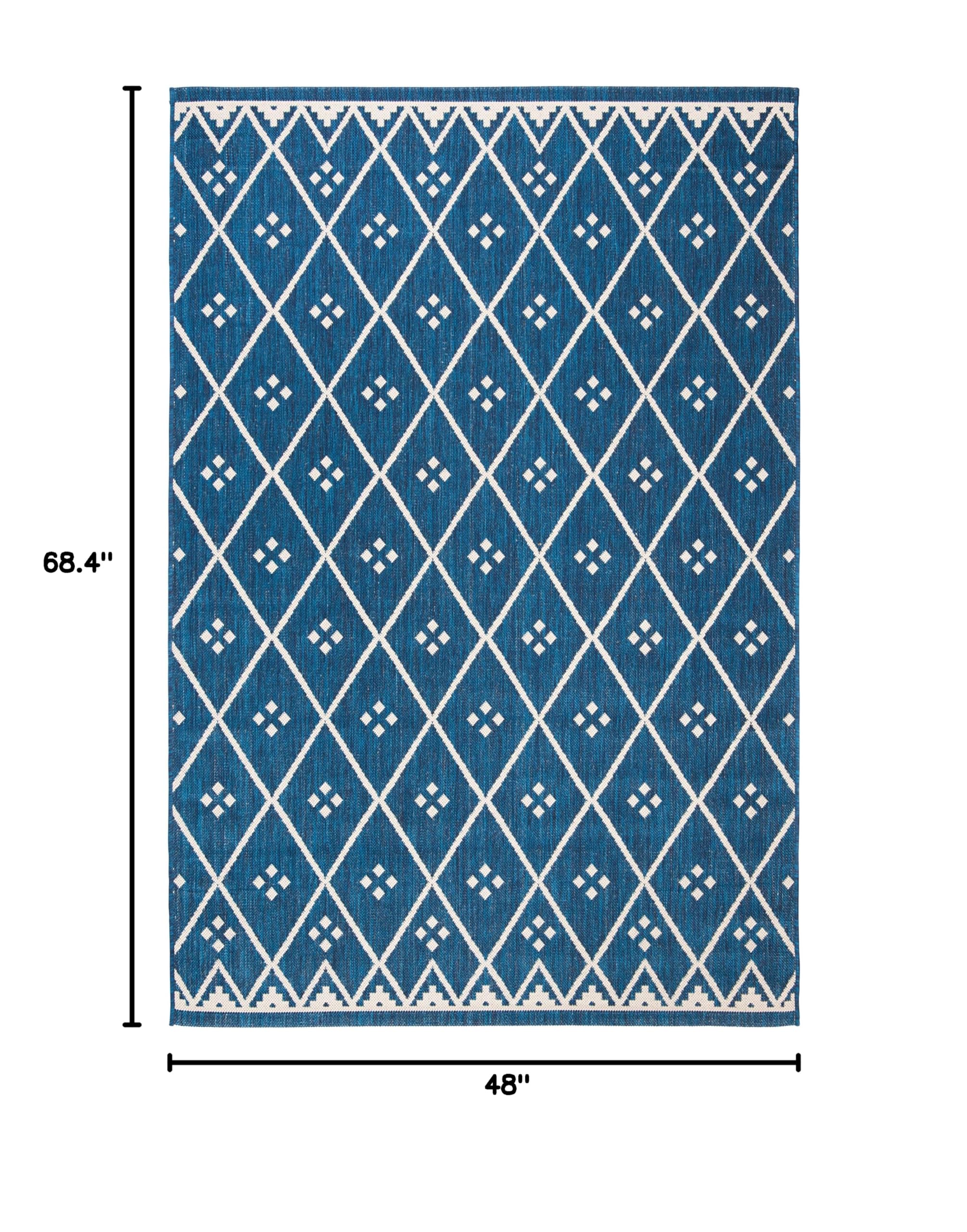 SAFAVIEH Courtyard Collection 4' x 5'7