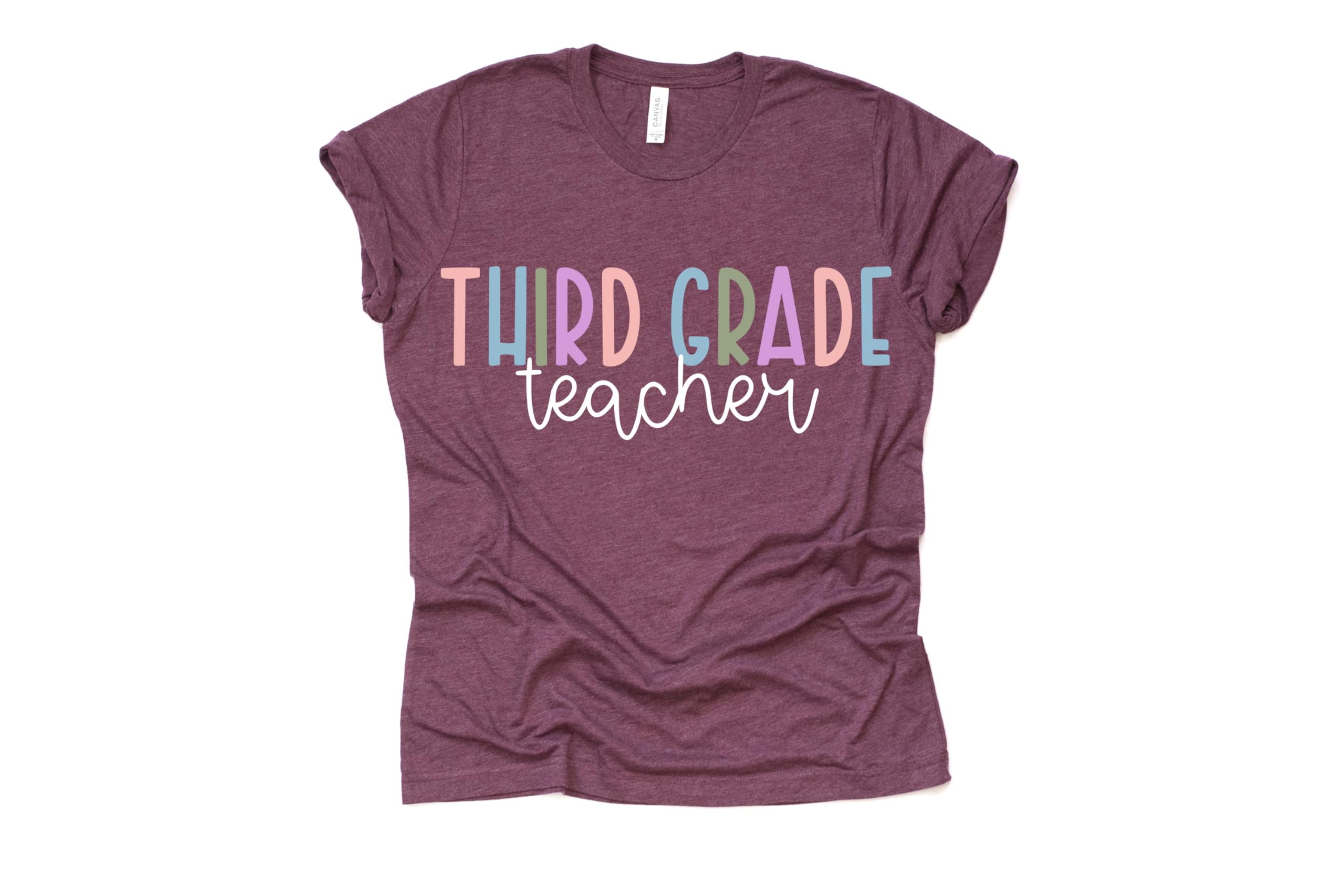 3rd Grade Teacher T-Shirt - Women's Elementary Teacher Appreciation Gift - Perfect for Teacher Week, End of Year Gifts & Classroom Celebrations