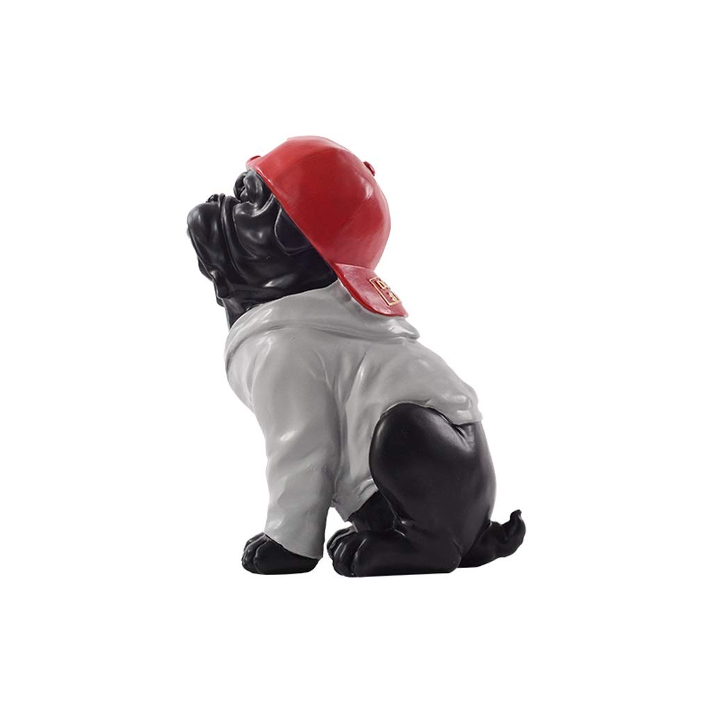 SHUNFAYOUXIANGS Abstract Dog Sculpture - Modern Animal Statue for Home Decor, Office Desk, Wedding & Birthday Gift - Handcrafted Figurine for Pet Lovers, Family & Friends | Perfect for Living Room, Bookshelf & Gift Shop Displays