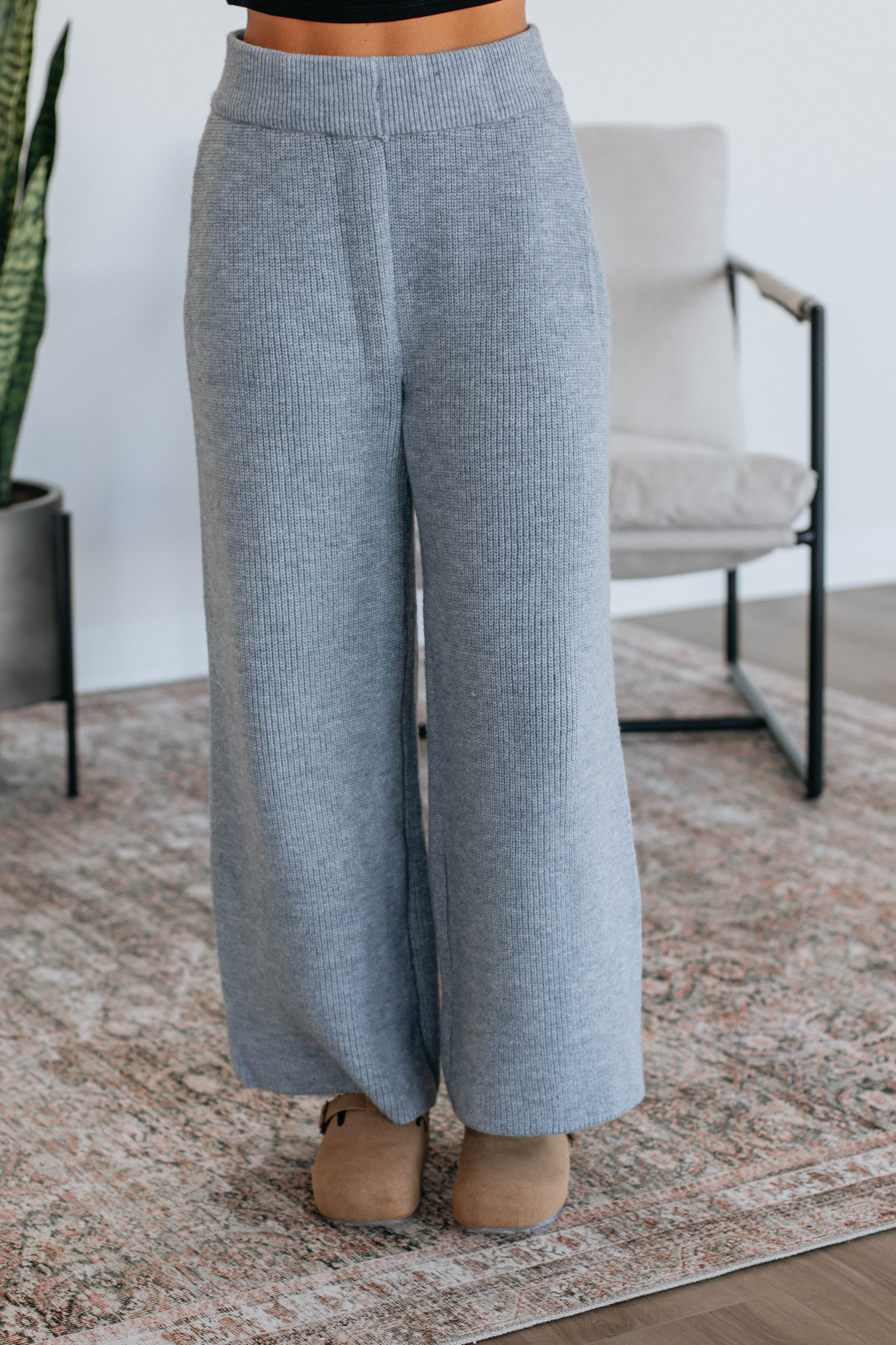Francia Sweater Pants for Women - Soft Fleece Lounge Pants with Elastic Waistband - Cozy Winter Pajama Bottoms for Home, Travel & Relaxation