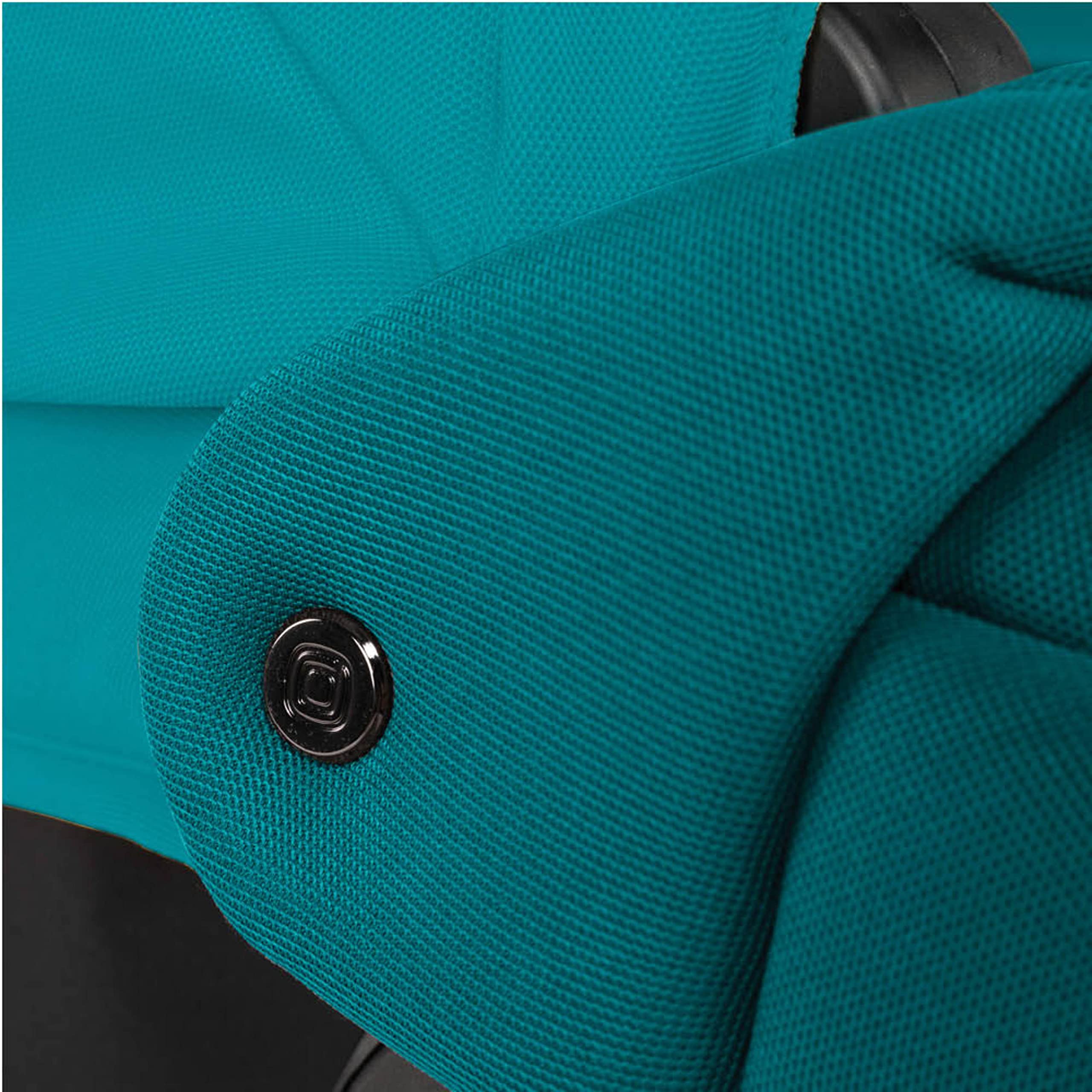 Diono Excurze Newborn Baby Stroller Bassinet with Breathable Mattress - Lightweight Infant Carrycot for Safe & Comfortable Sleeping (0-6 Months) - Blue Turquoise | Perfect for Travel, Walks & Outdoor Adventures