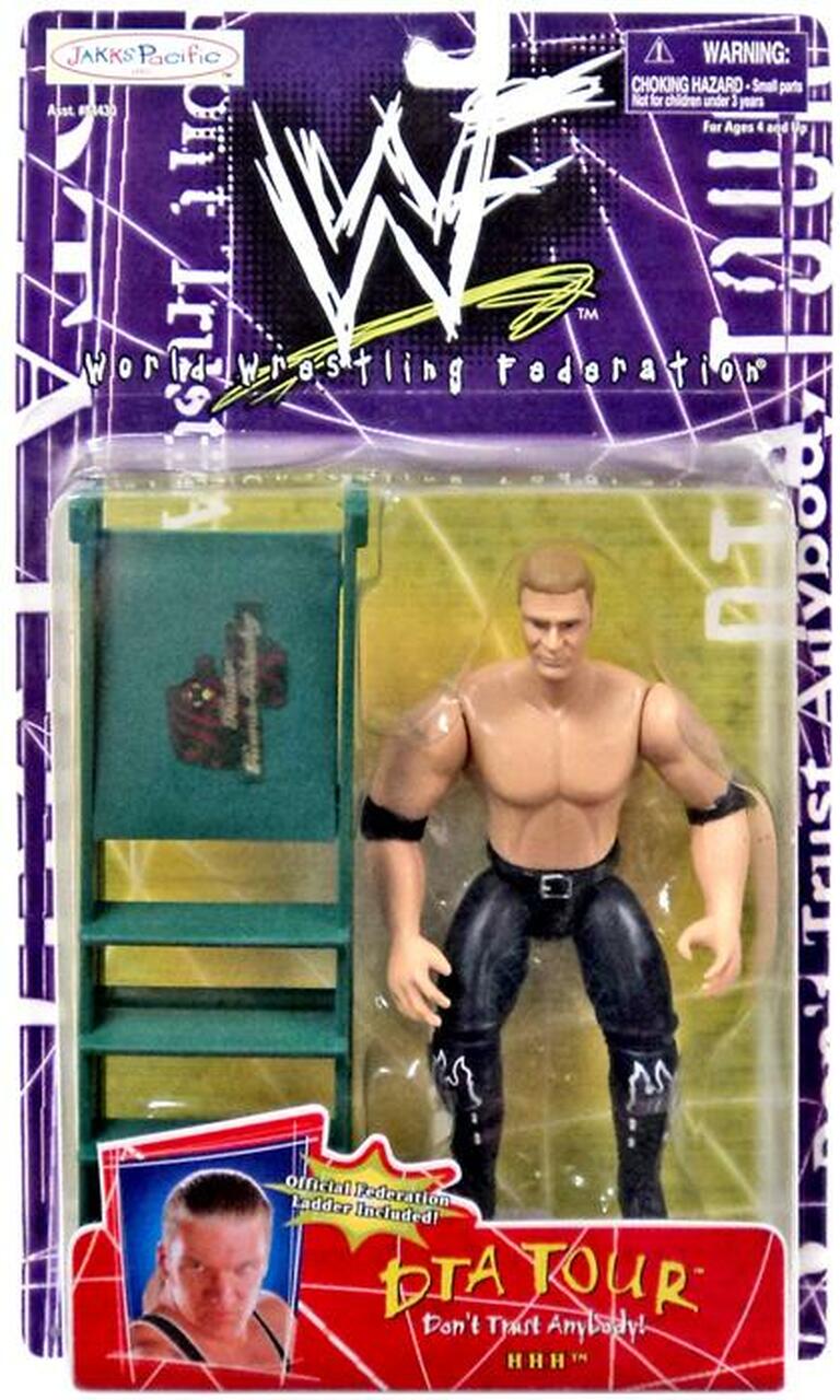 1999 WWF Jakks Pacific DTA Tour Series 1 Triple H Action Figure - Exclusive Collectible Wrestling Toy for Fans & Display