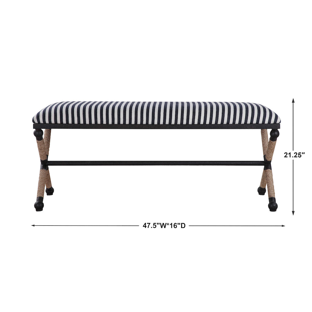 Riveria Bench - Modern Outdoor Wooden Bench for Patio, Garden, and Backyard | Durable Weather-Resistant Teak Wood | Perfect for Relaxing and Entertaining