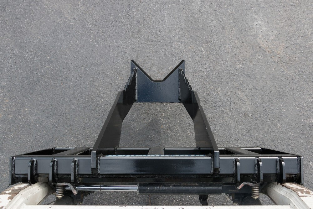 Blue Diamond® Skid Steer Tree Grubber Attachment - Heavy Duty Brush & Root Removal Tool for Land Clearing & Forestry Work