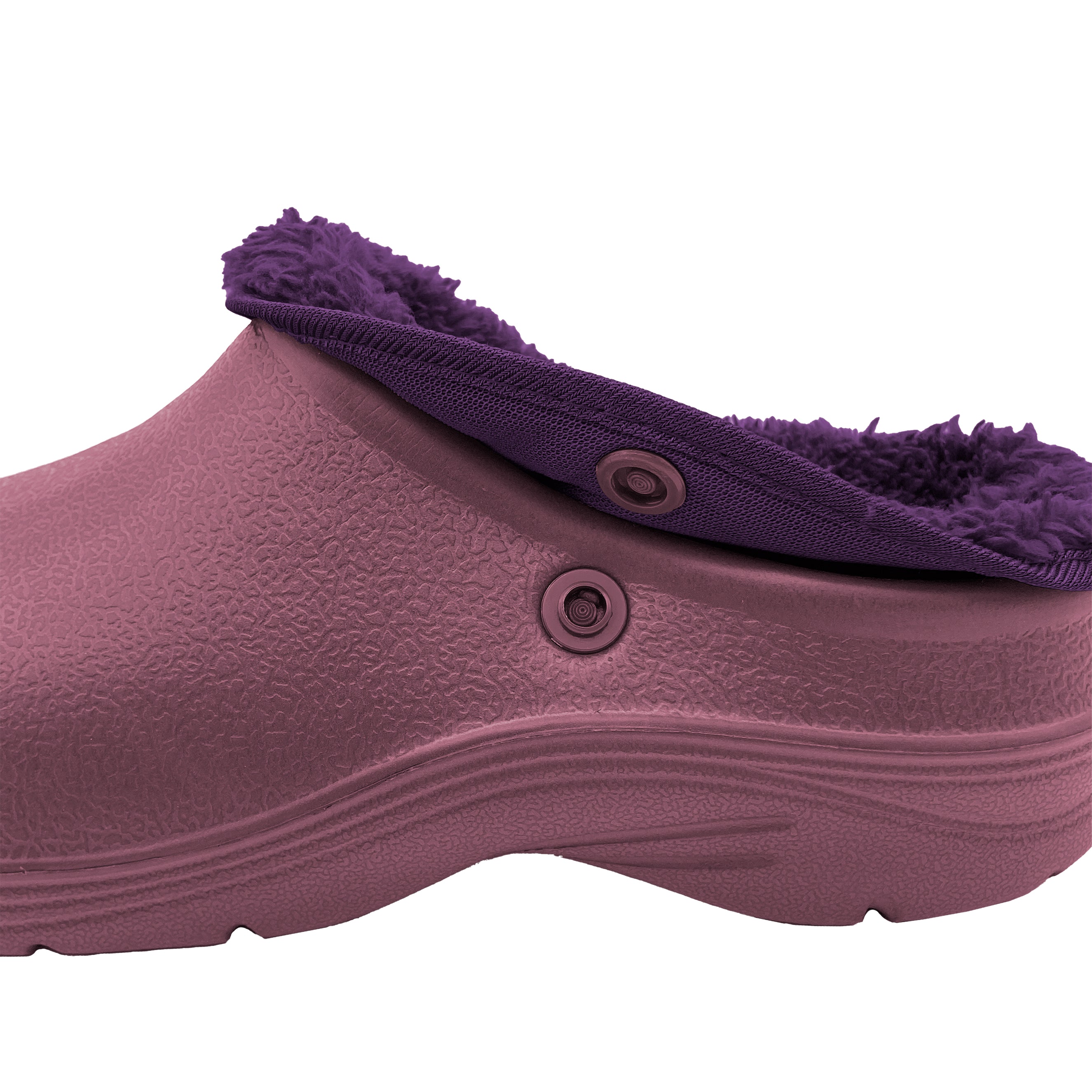 Women's Thermal Fleece Lined Garden Clogs - Warm Slip-Resistant Outdoor Shoes for Winter Gardening, Yard Work & Home Use