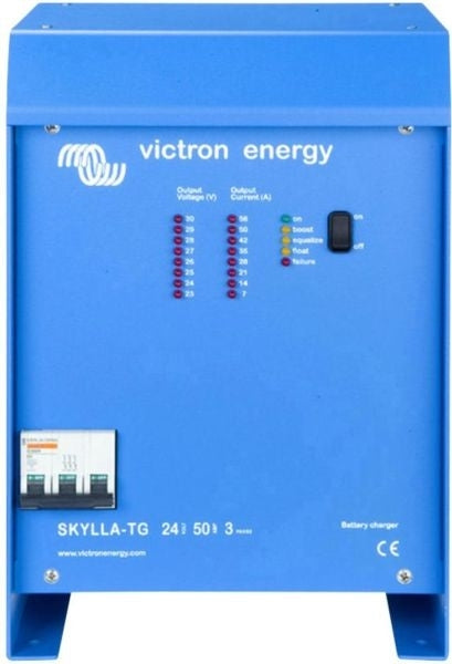 Victron Energy Skylla TG 24/50(1+1) 3 Phase 400V Battery Charger - High Power Marine & RV Charging Solution for Boats, Yachts, and Campers