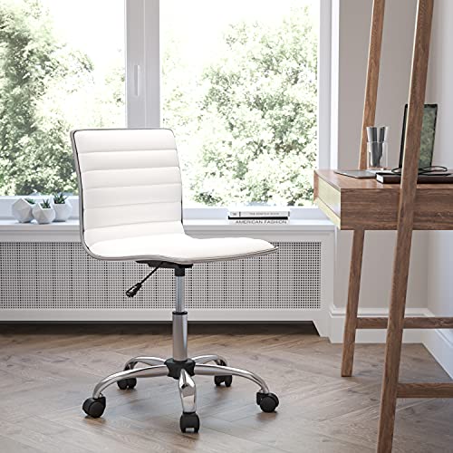 White Vinyl/Chrome Frame
