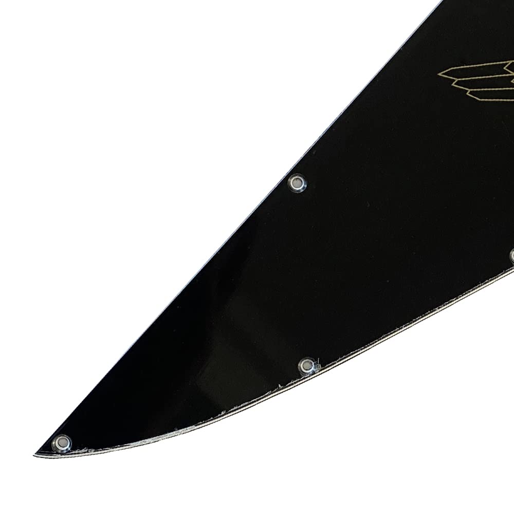 Gibson Thunderbird & Firebird Guitar Pickguard - 3 Ply Black Replacement Part for DIY Guitar Repair & Customization | Perfect for Electric Guitar Upgrades & Maintenance