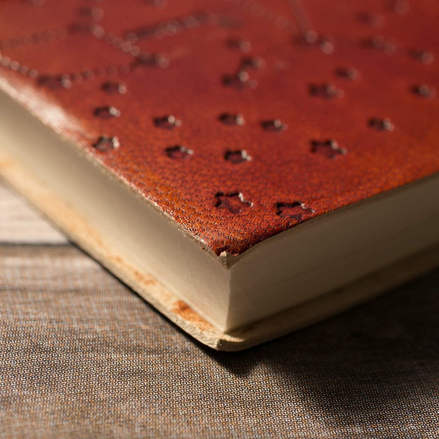 Soothi Personalized Zodiac Handmade Antique Leather Journal - Unlined Notebook for Travel, Diary & Writing - 7