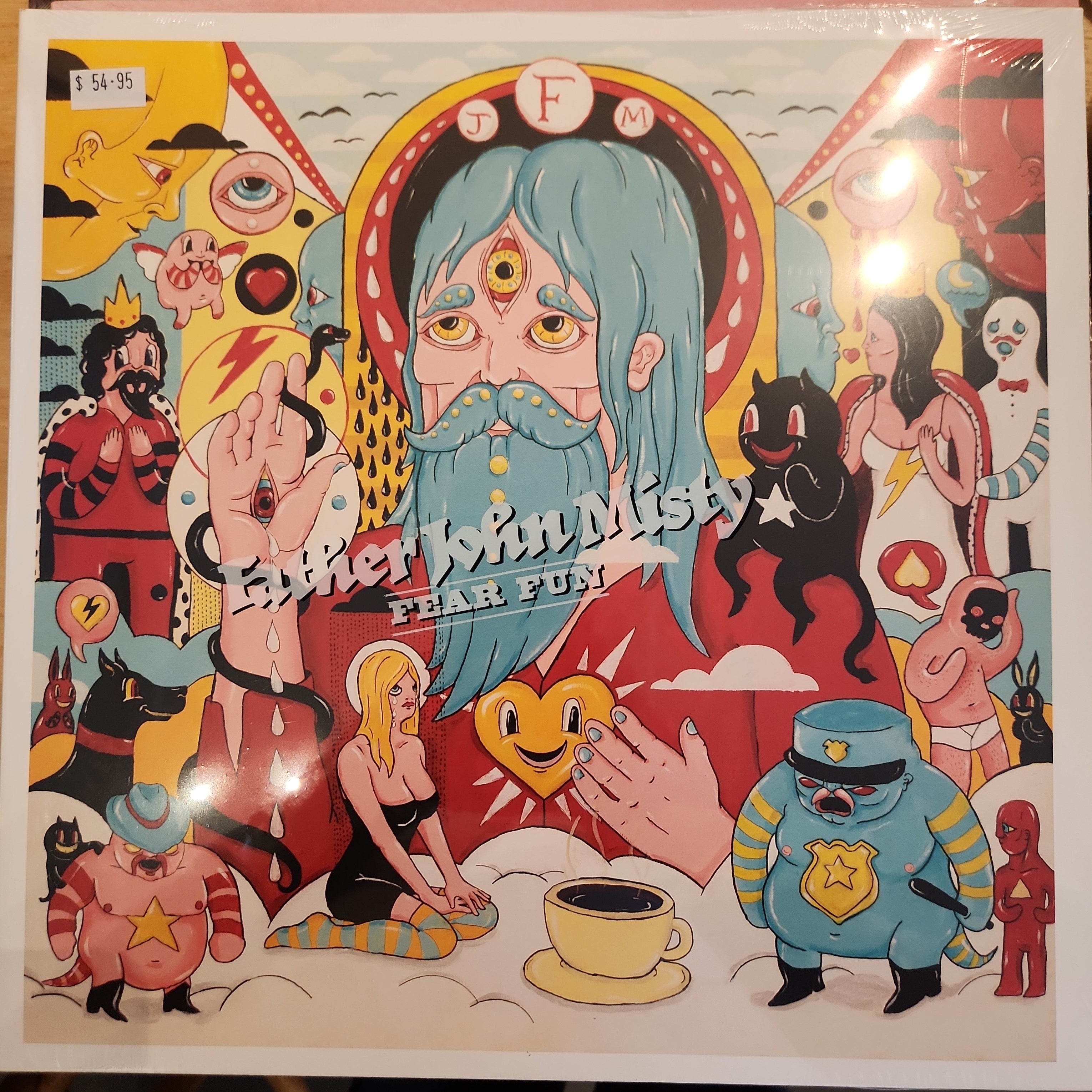 Father John Misty Fear Fun Vinyl LP Record - Indie Folk Rock Music Album for Home Listening & Vinyl Collectors