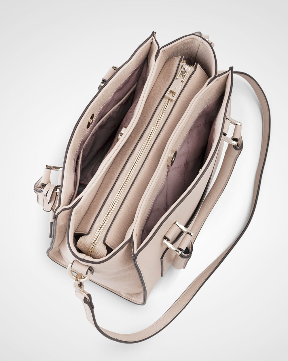 Angie Medium 3 Compartment Satchel Bag for Women - Stylish Leather Shoulder Handbag Purse - Perfect for Work, Travel & Everyday Use