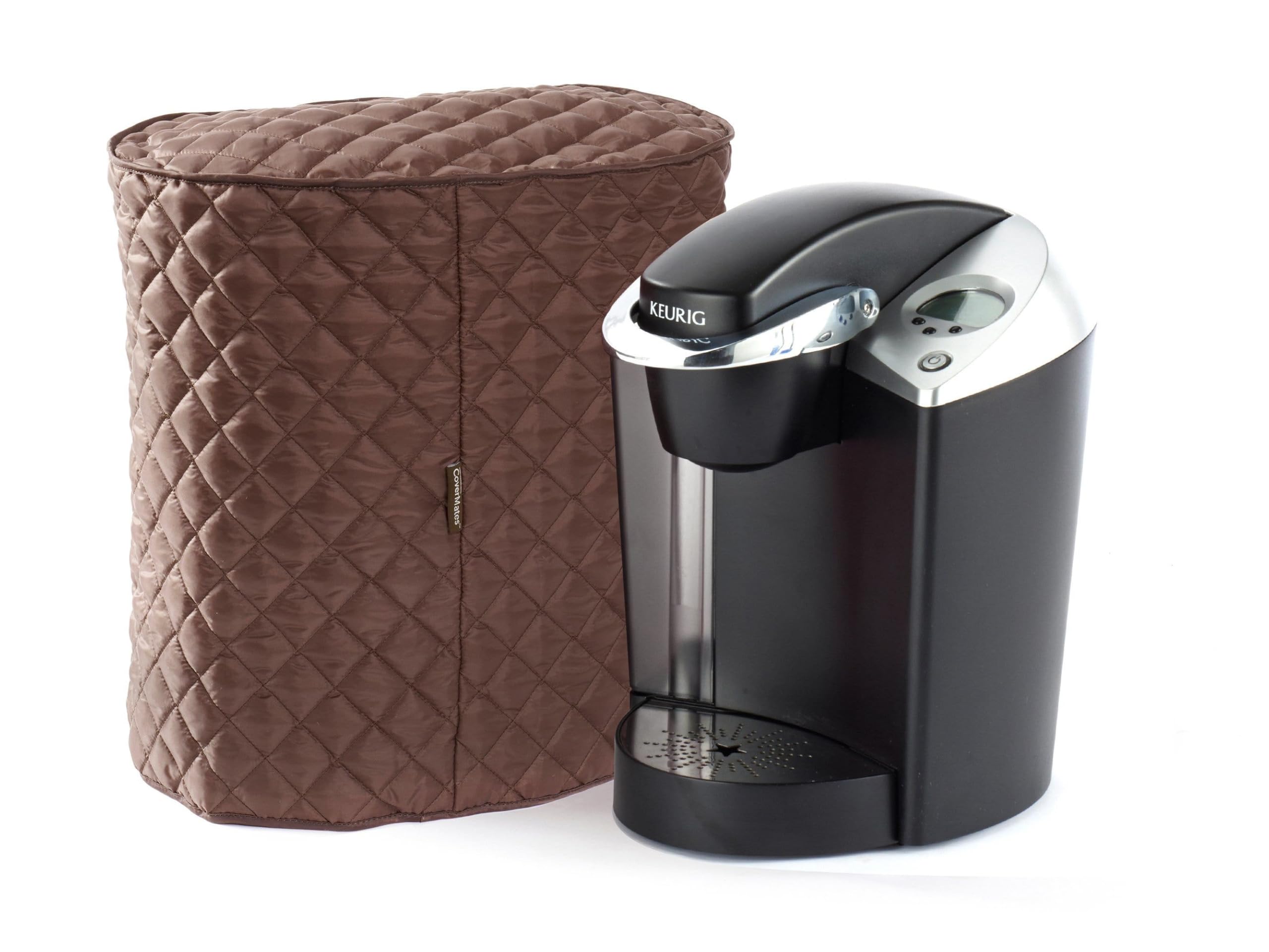 Covermates Keepsakes Coffee Maker Cover - Dustproof & Stain Resistant Appliance Cover - Machine Washable Bronze Kitchen Accessory - Perfect for Kitchen Countertop Protection & Coffee Station Organization