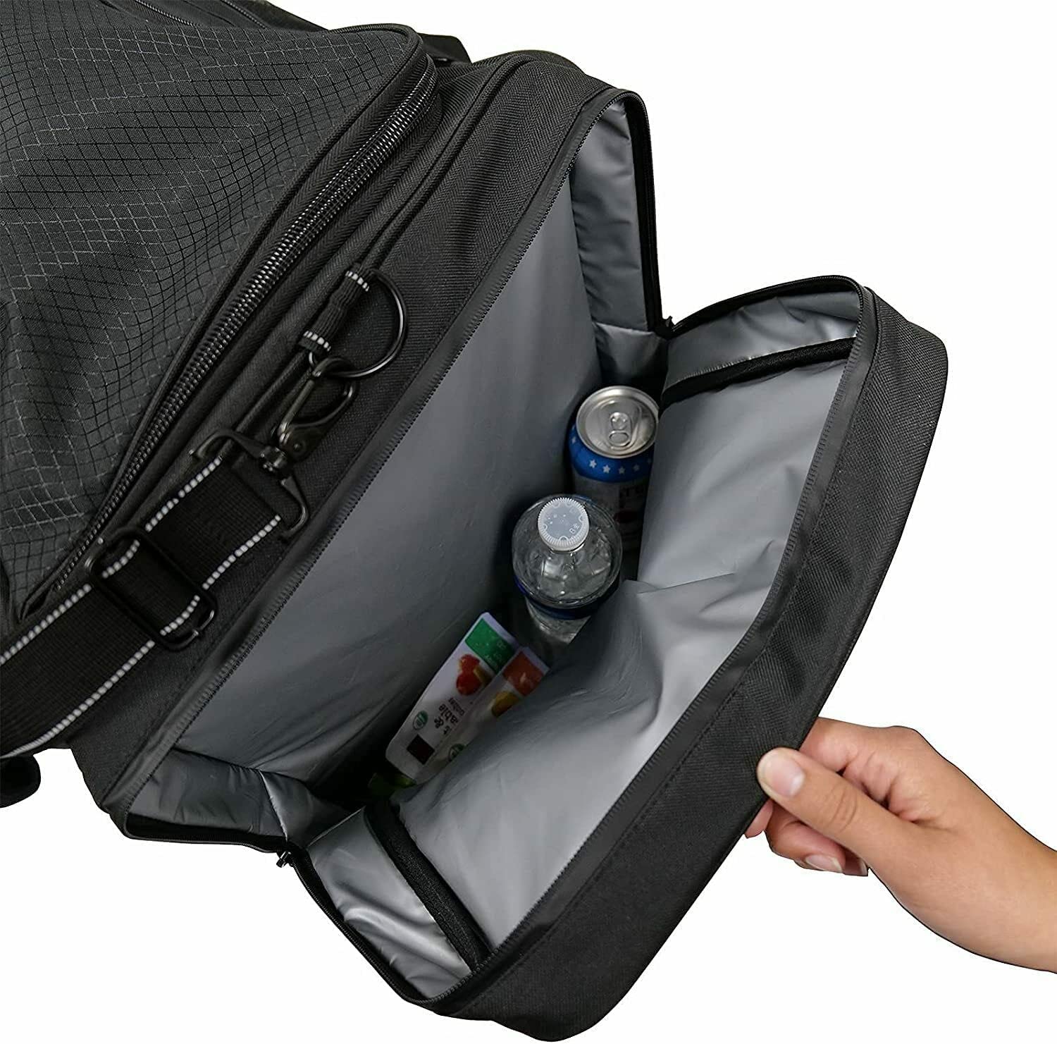 PowerNet Pro Duffle Bag - Waterproof Gym Bag for Men & Women, Large Sports Travel Duffel with Shoe Compartment & Wet Pocket - Perfect for Workout, Travel, Sports & Weekend Getaways