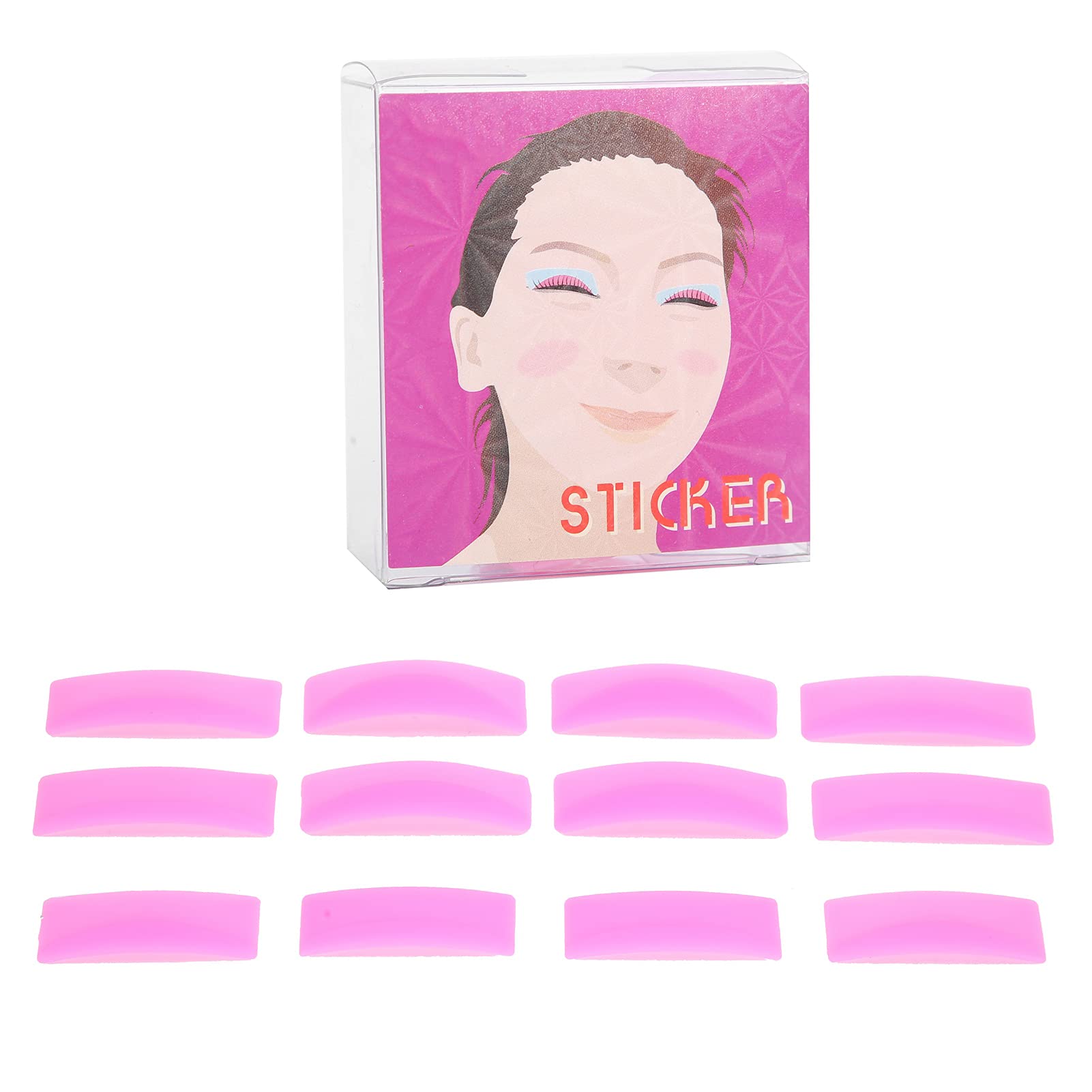 ANKROYU Silicone Eyelash Pads - Reusable Eyelash Lift Pads for Lash Extensions & Perming, Professional Makeup Beauty Tool for Perfect Curled Lashes | Ideal for Salon, Home Use & DIY Lash Styling