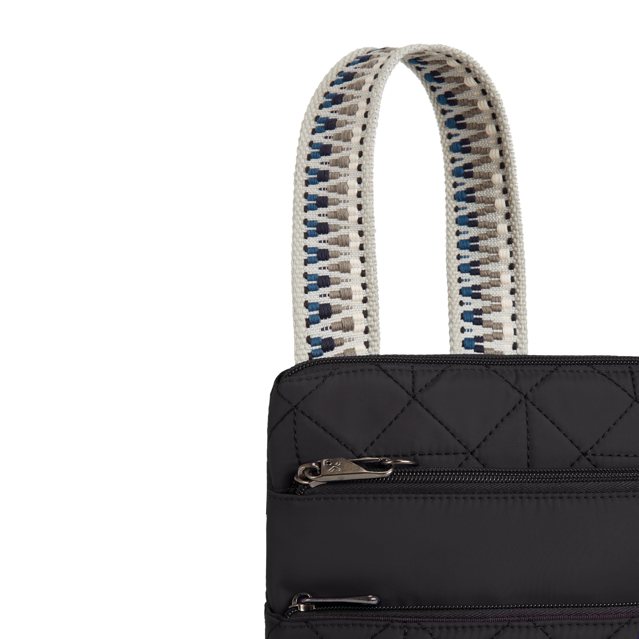 Travelon Anti-Theft Boho Slim Crossbody Bag for Women - Secure RFID Blocking Purse with Adjustable Strap, Perfect for Travel, Commuting & Everyday Use