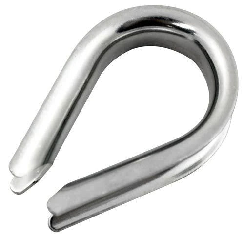 Al Fresco Marine Grade Stainless Steel Cable Thimble - Corrosion Resistant Rigging Hardware for Boats, Sailing & Outdoor Use