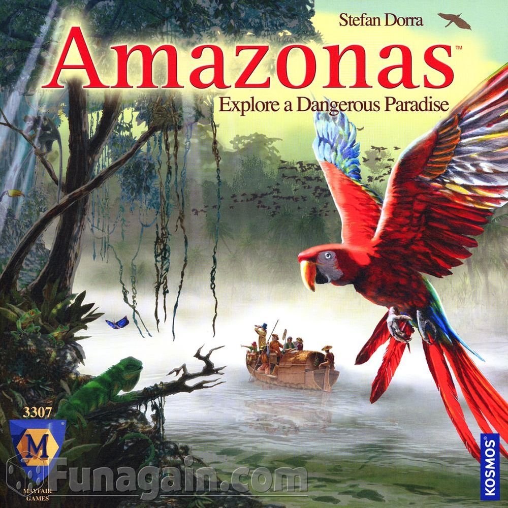 Mayfair Games Amazonas Board Game - Adventure Strategy Game for Families & Friends - Perfect for Game Nights & Family Gatherings