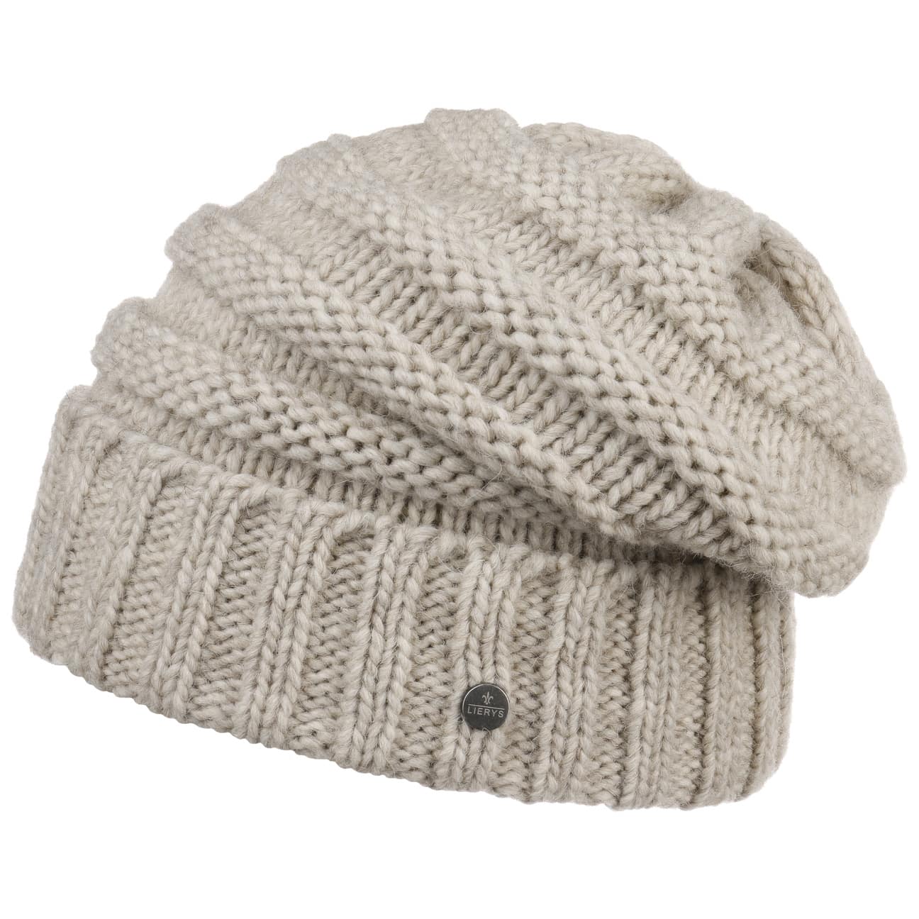 Lierys Long Beanie Knit Hat for Men & Women - Winter Warm Stretchy Slouchy Beanie - Cozy Soft Ribbed Knit Cap for Cold Weather - Perfect for Skiing, Hiking, and Outdoor Activities
