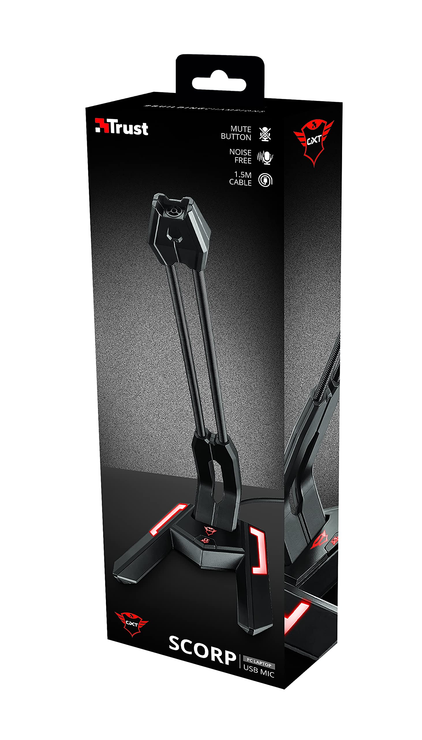 Trust Gaming GXT 210 USB Condenser Microphone for PC, PS4, PS5, Laptop - Professional Streaming, Podcasting & Gaming - Black - Perfect for Twitch, Discord & YouTube Content Creation