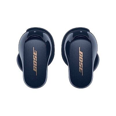 Bose QuietComfort Noise Cancelling Earbuds II - True Wireless Bluetooth Earphones with Active Noise Cancellation, Midnight Blue (870730-0030) - Perfect for Travel, Workouts & Commuting