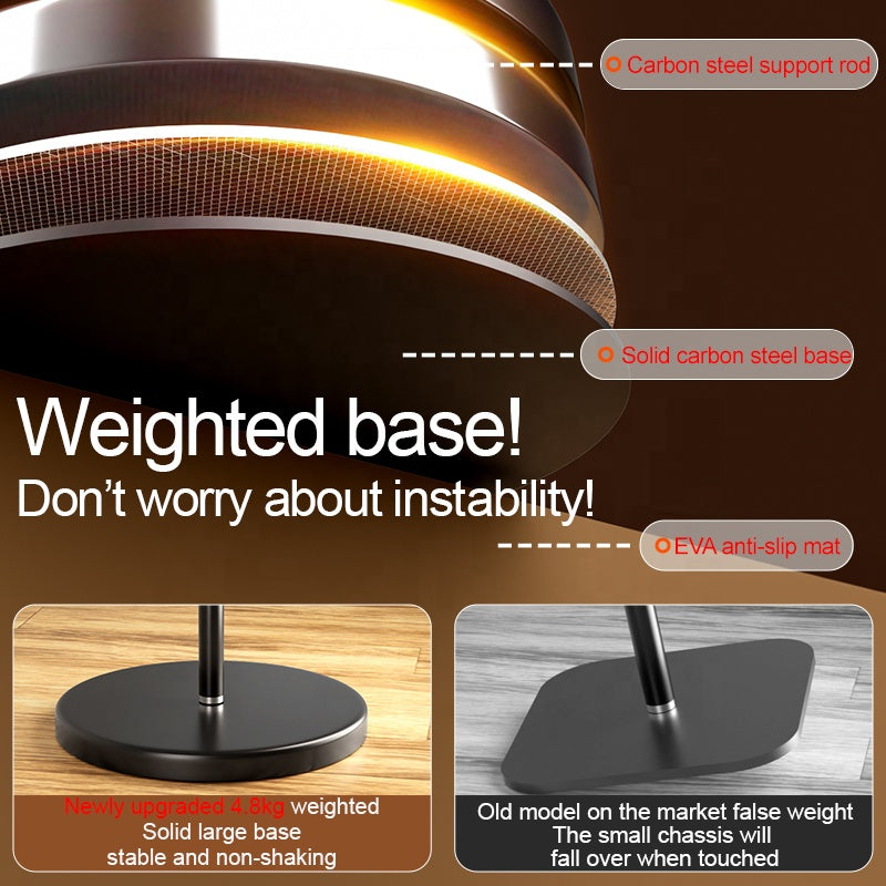 X&X 1.75m Adjustable Aluminum Phone & Tablet Floor Stand - 360° Flexible Arm Lazy Bed Holder for iPhone, iPad, Samsung - Perfect for Watching Movies, Gaming & Reading in Bed or Living Room