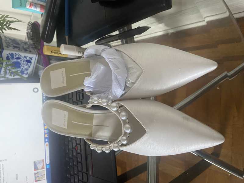 KANIKA Pearl Heels - Vanilla Silk Women's High Heels for Weddings, Parties & Special Occasions | Elegant & Comfortable Dress Shoes