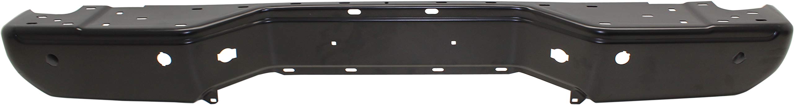 Evan Fischer Black Powdercoated Steel Step Bumper for 2013-2021 Nissan Frontier | Compatible with Rear Object Sensors | Replacement for #850309BF1E-PFM | Heavy-Duty Protection for Off-Road & Towing