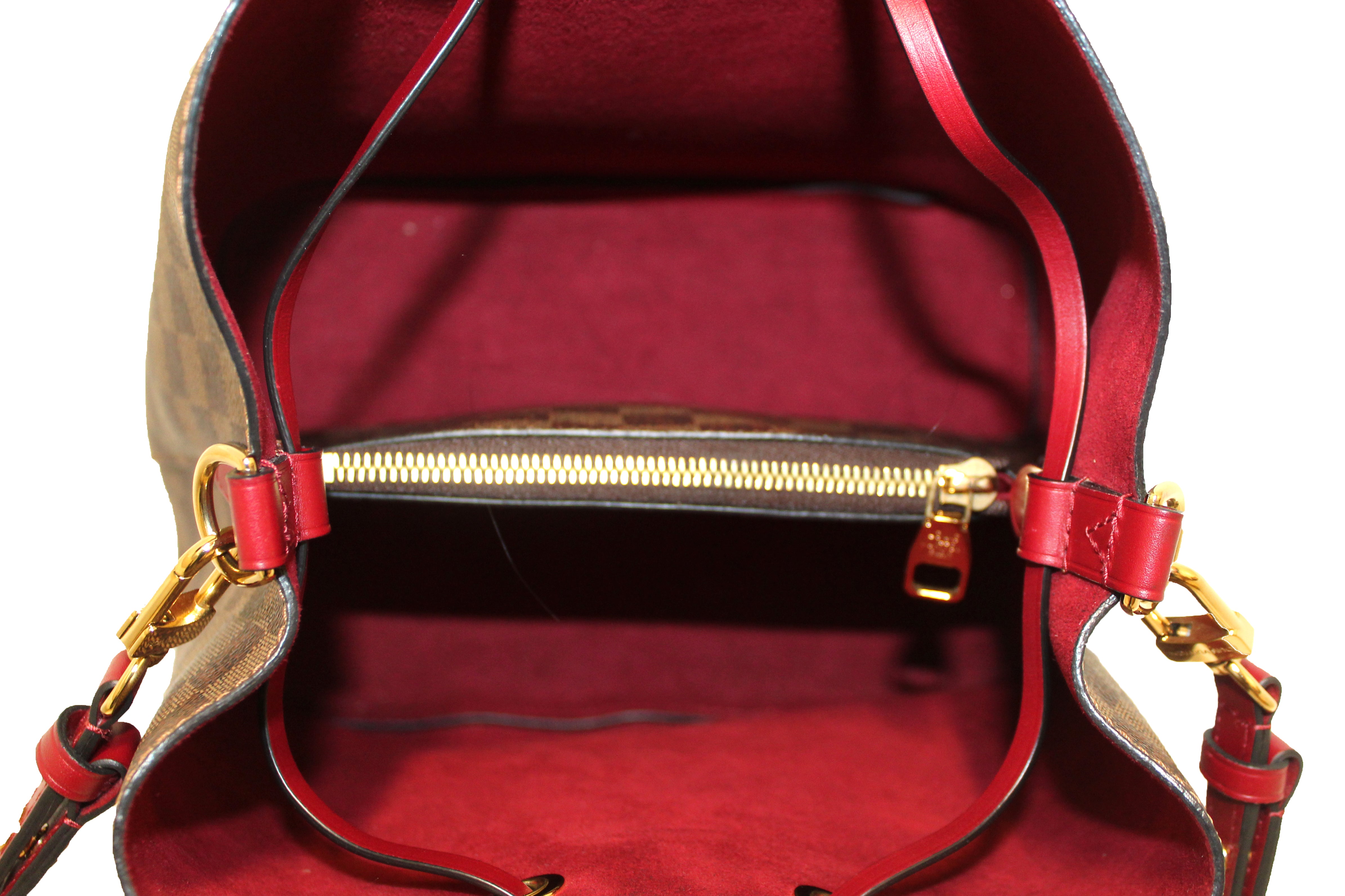 Authentic Louis Vuitton Damier Ebene NeoNoe MM Shoulder Bag for Women | Luxury Designer Handbag | Perfect for Work, Travel & Everyday Use