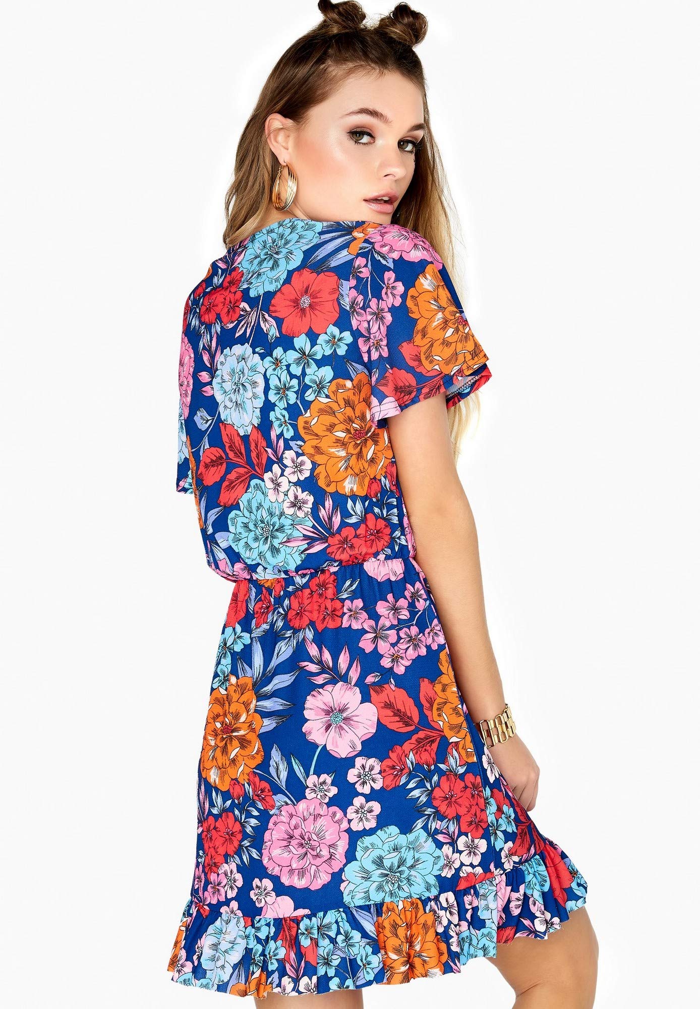 Stylish Women's Ford Mock Wrap Dress for Girls On Film | Flattering & Comfortable Wrap Dress for Casual Wear, Office & Parties