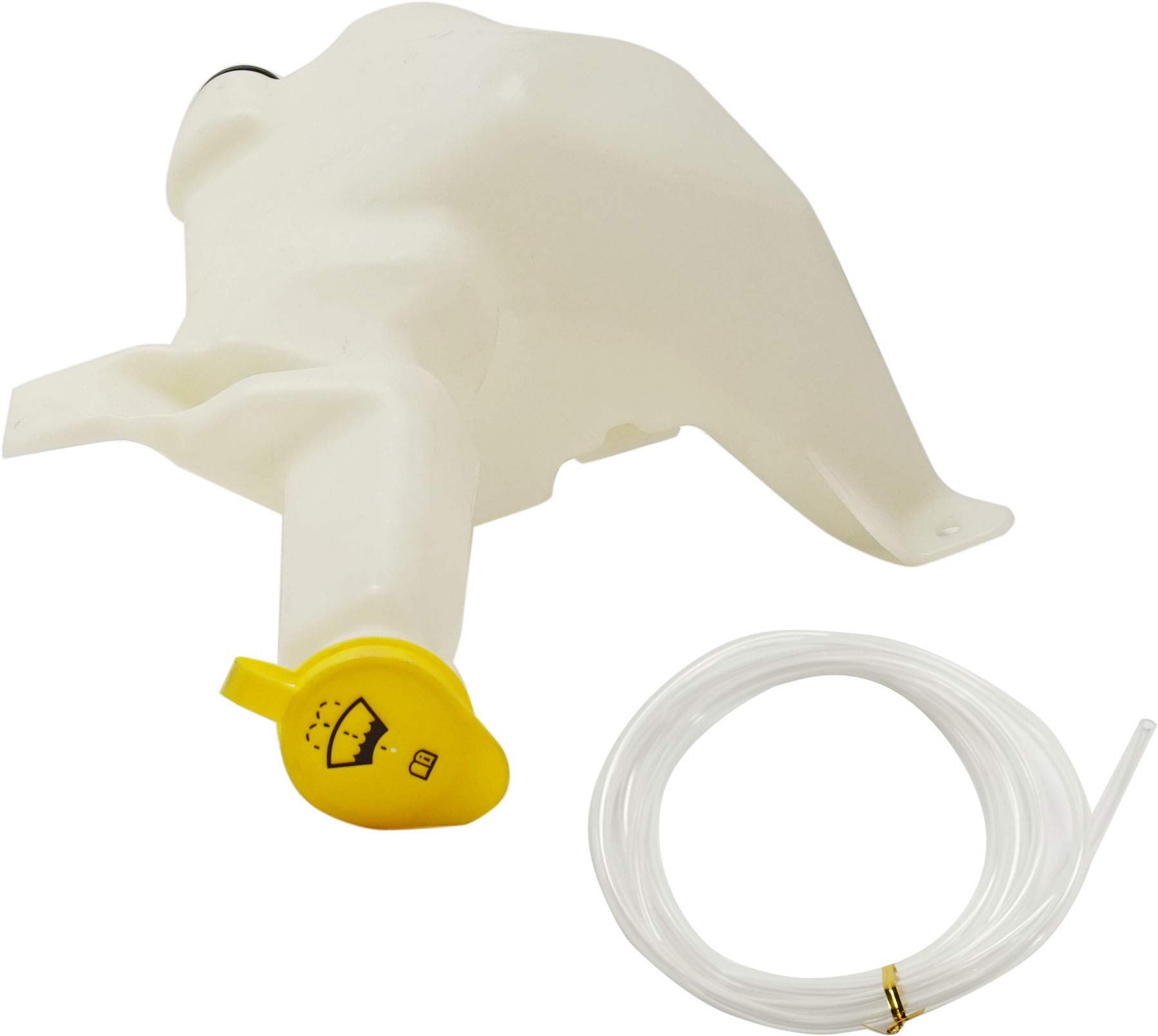 Go-Parts Washer Reservoir Assembly Compatible with RAM 1500/2500/3500 (2014-2018) & 2019 Ram 1500 Classic - Includes Cap, Pump & Sensor - Perfect Replacement for 2015 RAM 1500 with 3.0L Engine - Ideal for Off-Roading, Daily Commuting & Winter Driving