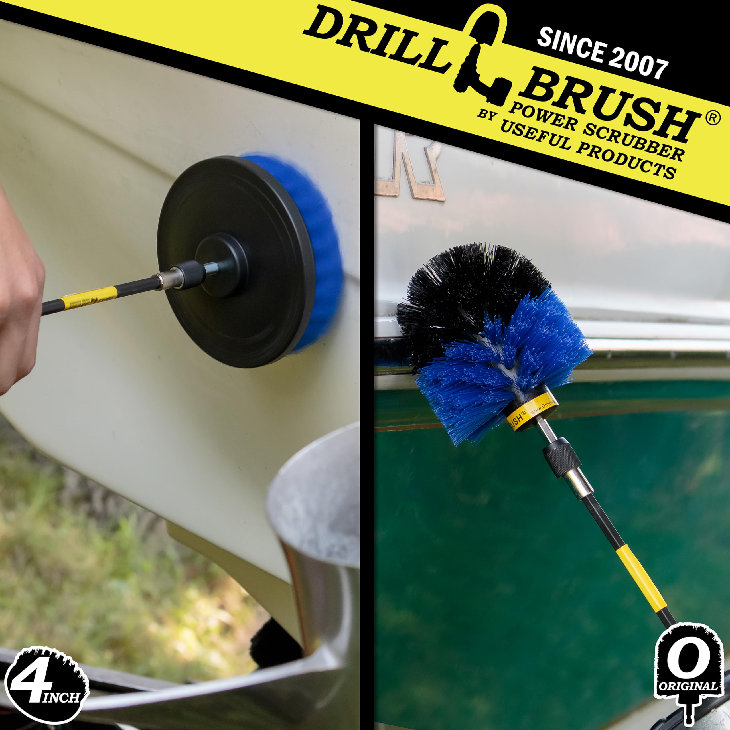 Inflatable Boat Cleaner Kit - Hull Scrubber for Kayak, Canoe & Raft - Removes Barnacles, Weeds & Oxidation - Perfect for Marine Maintenance