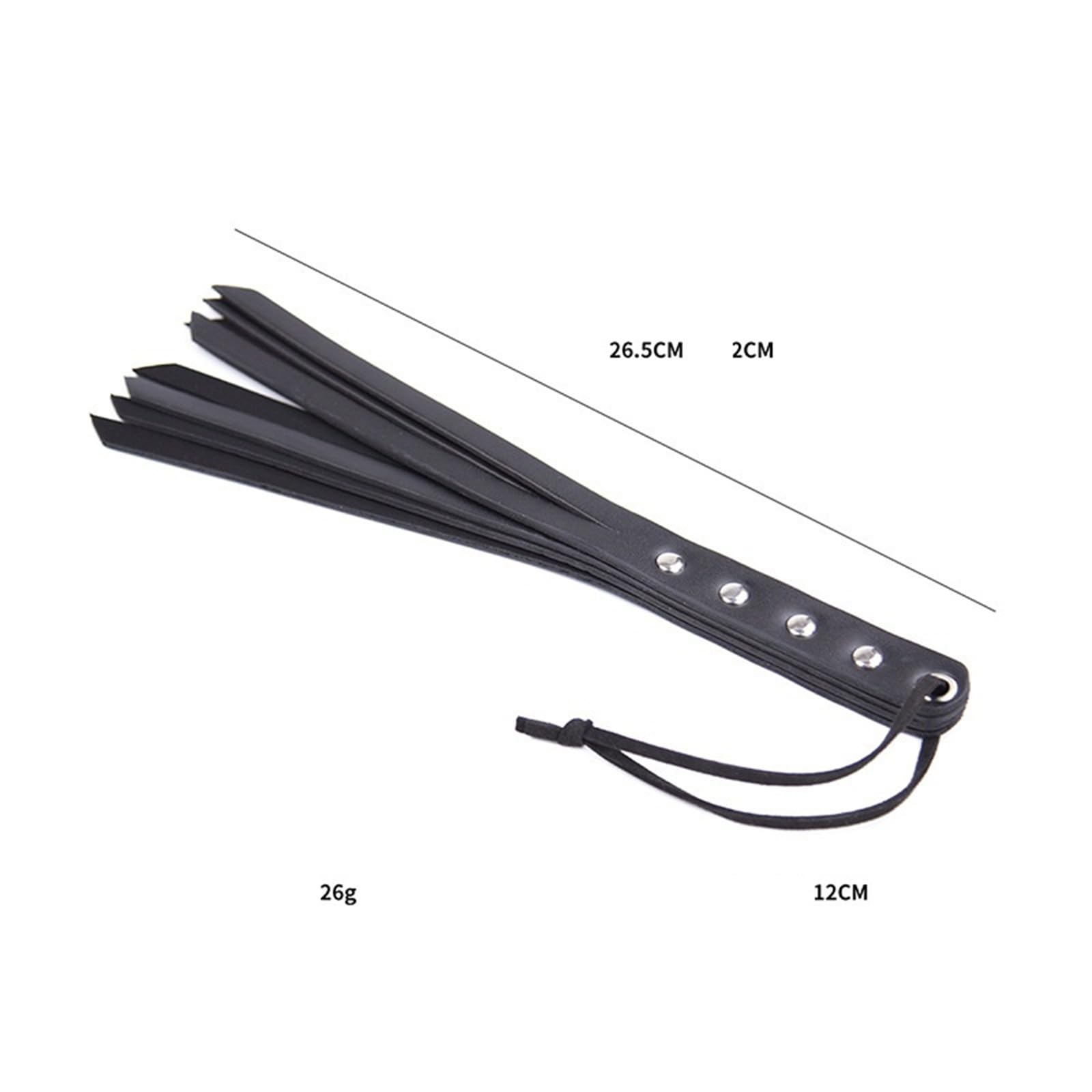 Premium SM Leather Bondage Whip - BDSM Role Play Toy for Couples, Flirting & Training - Durable Sex Whip for Sensual Play, Spanking & BDSM Scenes