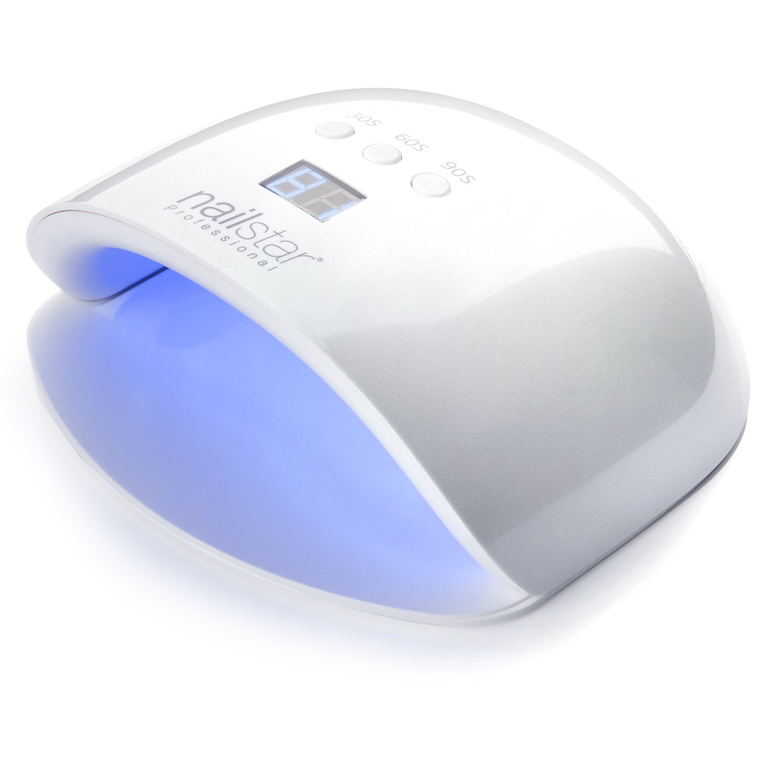 Nailstar® Professional UV LED Nail Lamp for Gel Polish - 3 Timer Settings with Digital Display | Fast Curing for Gel Nails at Home & Salon | Perfect for Manicures, Pedicures & Nail Art