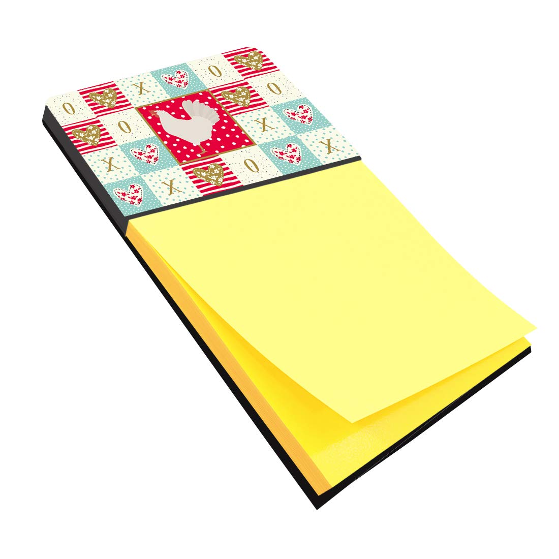 Leghorn Chicken Love Sticky Note Holder - Cute Farm Animal Memo Pad Organizer for Office Desk, Kitchen & Home Decor - Perfect for Notes, Reminders & Gift Giving