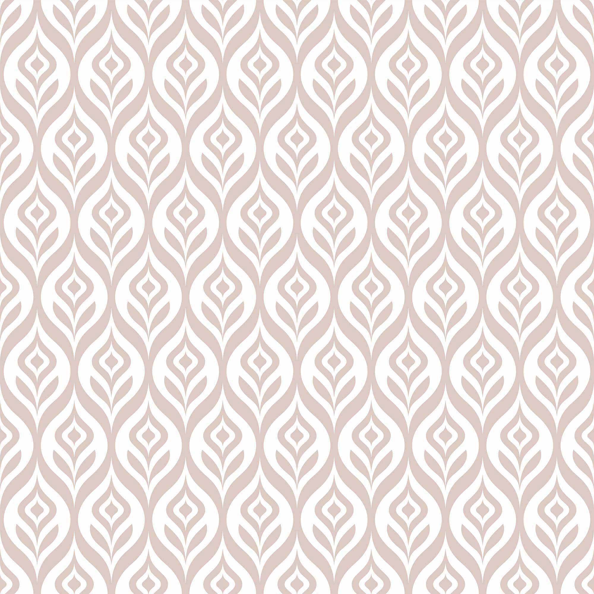 Beige Lattice Peel and Stick Removable Wallpaper - Self-Adhesive Decorative Wall Covering for Bedroom, Living Room, Office & Nursery Decor