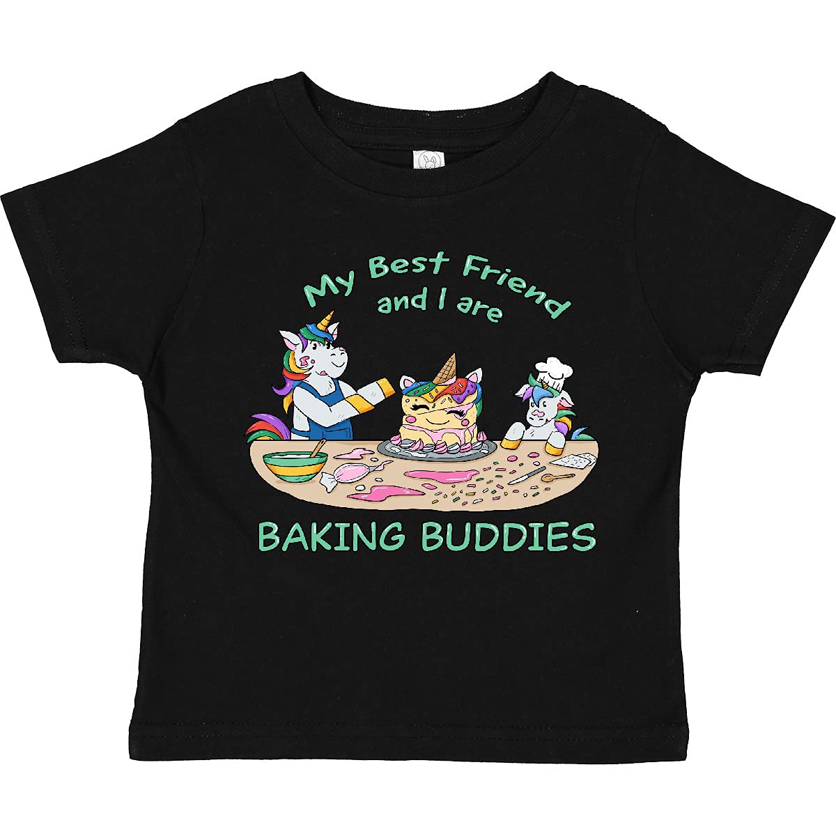 Inktastic Baking Buddies Toddler T-Shirt - Best Friend Matching Outfit for Kids Baking Party