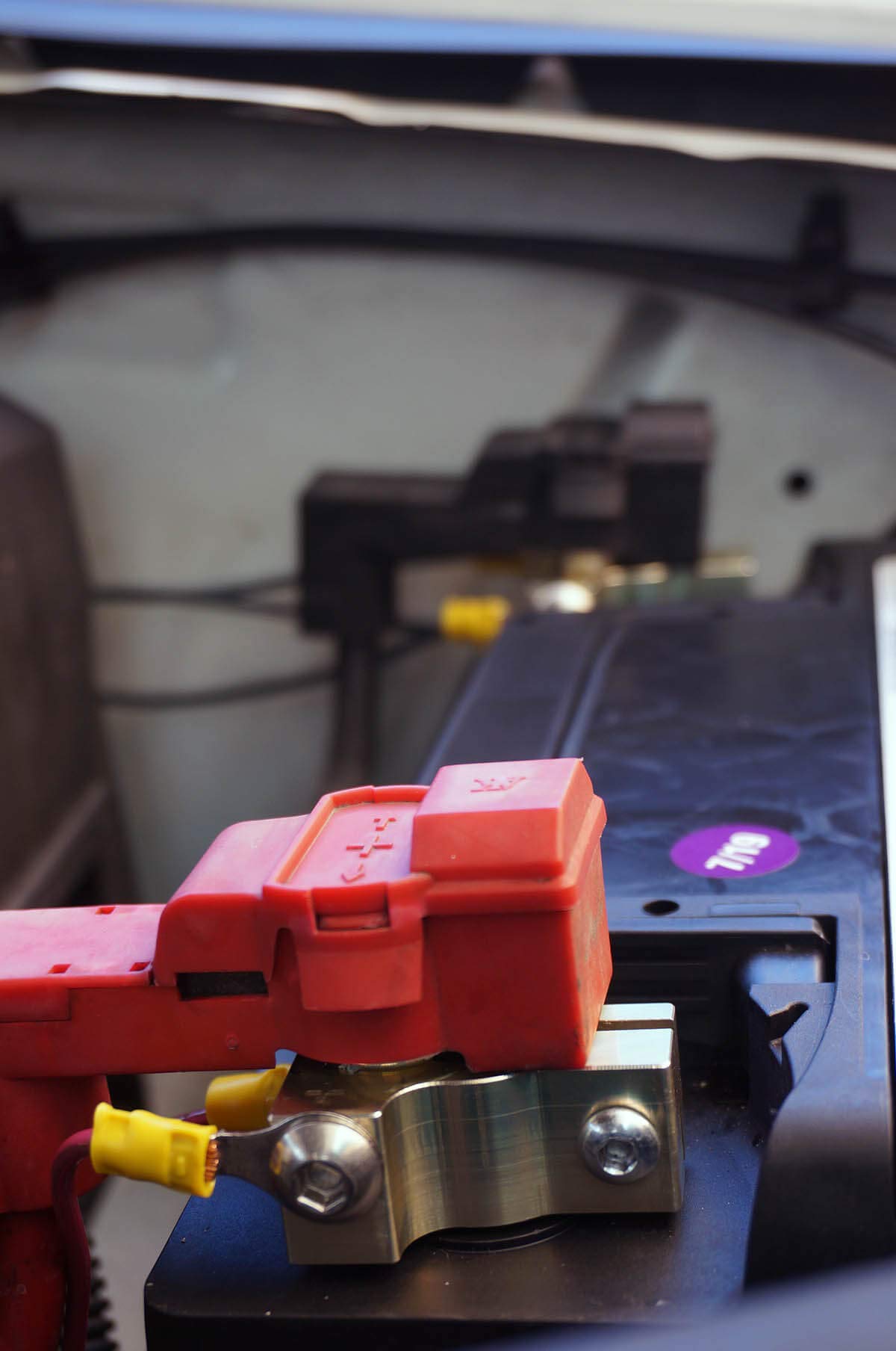 Hardline Products TT-M Terminal Tender for Round Post Batteries - Heavy Duty Battery Terminal Connector for Marine, RV & Automotive Use