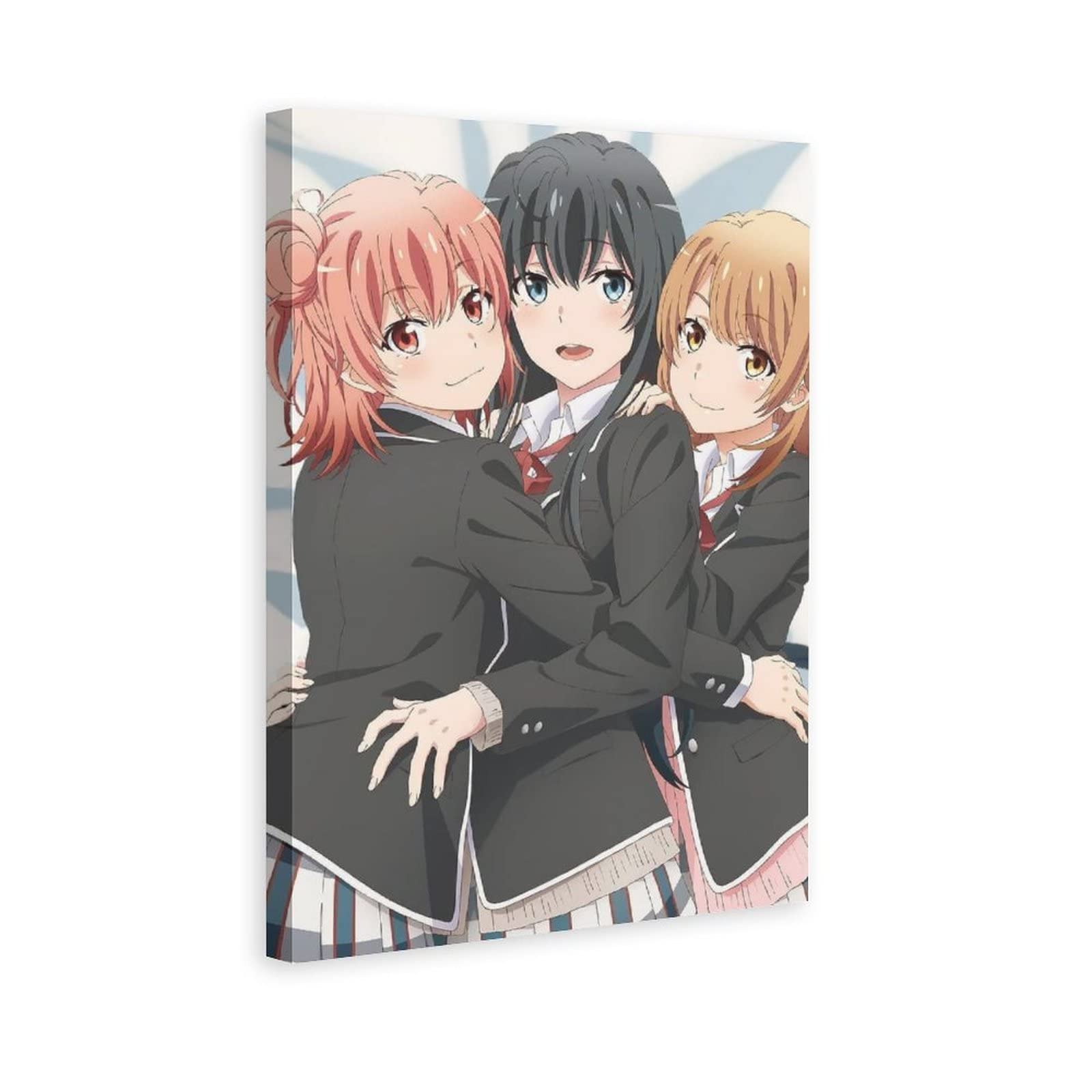 Japanese Anime My Youth Romantic Comedy Is Wrong As I Expected Canvas Poster - Anime Wall Art Decor for Bedroom, Office & Living Room - Perfect Gift for Anime Fans & Home Decoration