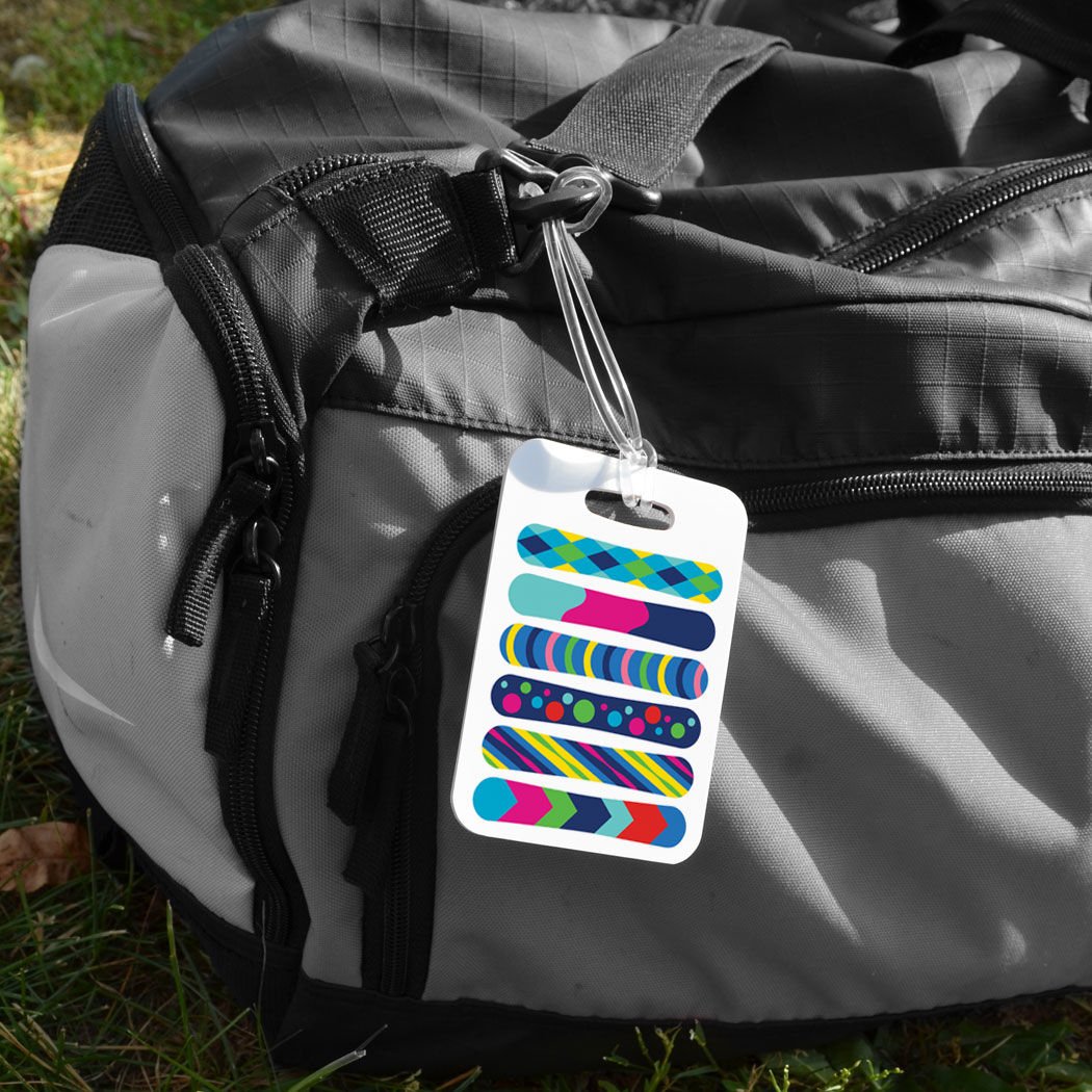 ChalkTalkSPORTS Snowboard Luggage Tag - Durable Snowboard Design Bag Tag with Standard Lines for Easy Identification - Perfect for Travel, Ski Trips & Winter Vacations