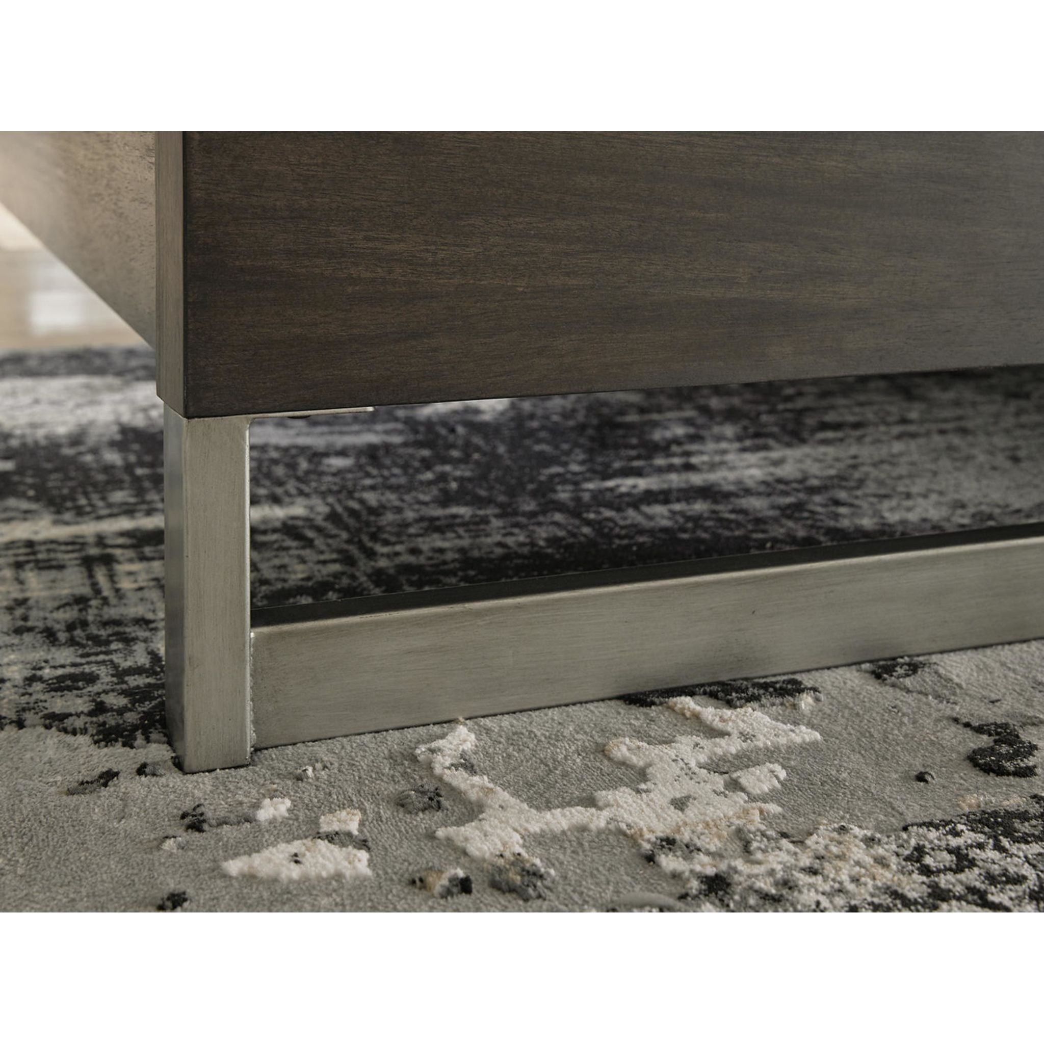 Arkenton King Panel Bed in Grayish Brown - Modern Bedroom Furniture for Master Suite & Guest Room