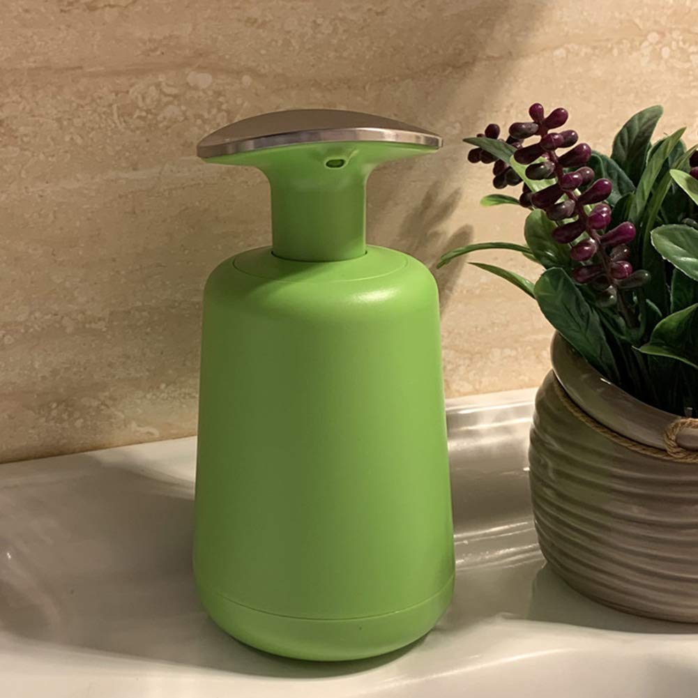 Eco-Friendly Plastic Liquid Soap Dispenser for Bathroom & Kitchen - Hand Wash, Lotion & Shampoo Storage Bottle in Green | Perfect for Home, Office & Restaurant Use